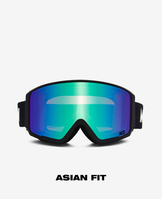 FLIP XE2 Asian fit - Black Green Mirrored
